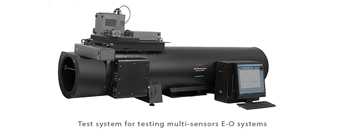 Test systems for testing multi-sensors E-O systems